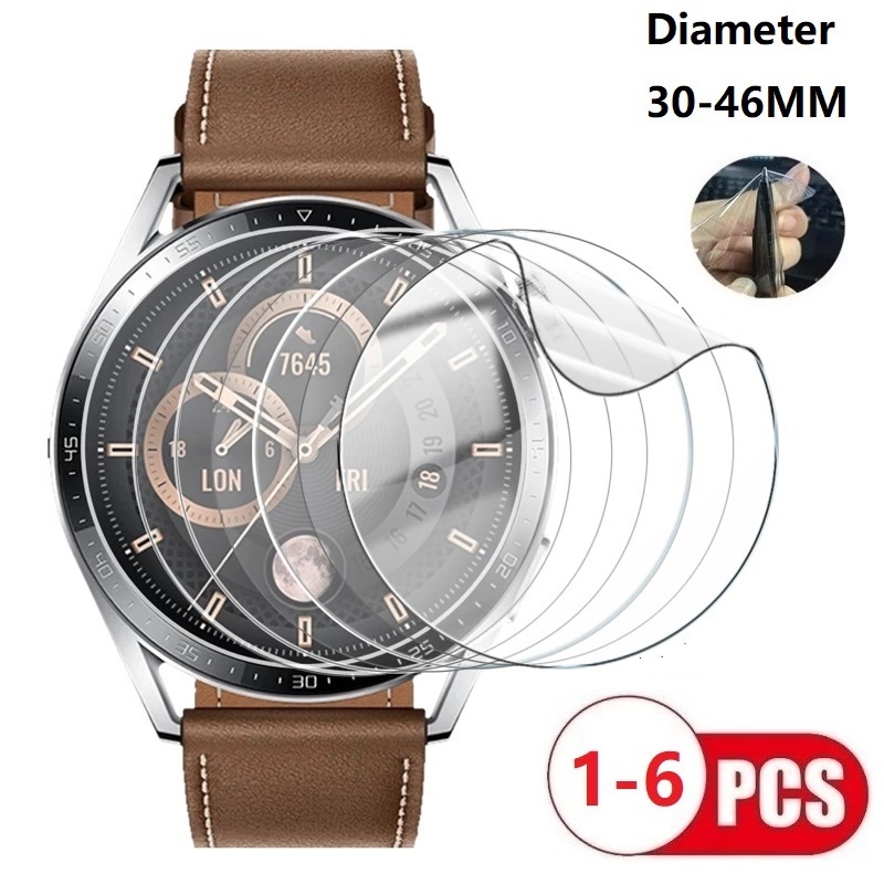 Motorola Smartwatch Accessories - Uniwersalna miękka folia ochronna do okrągłych