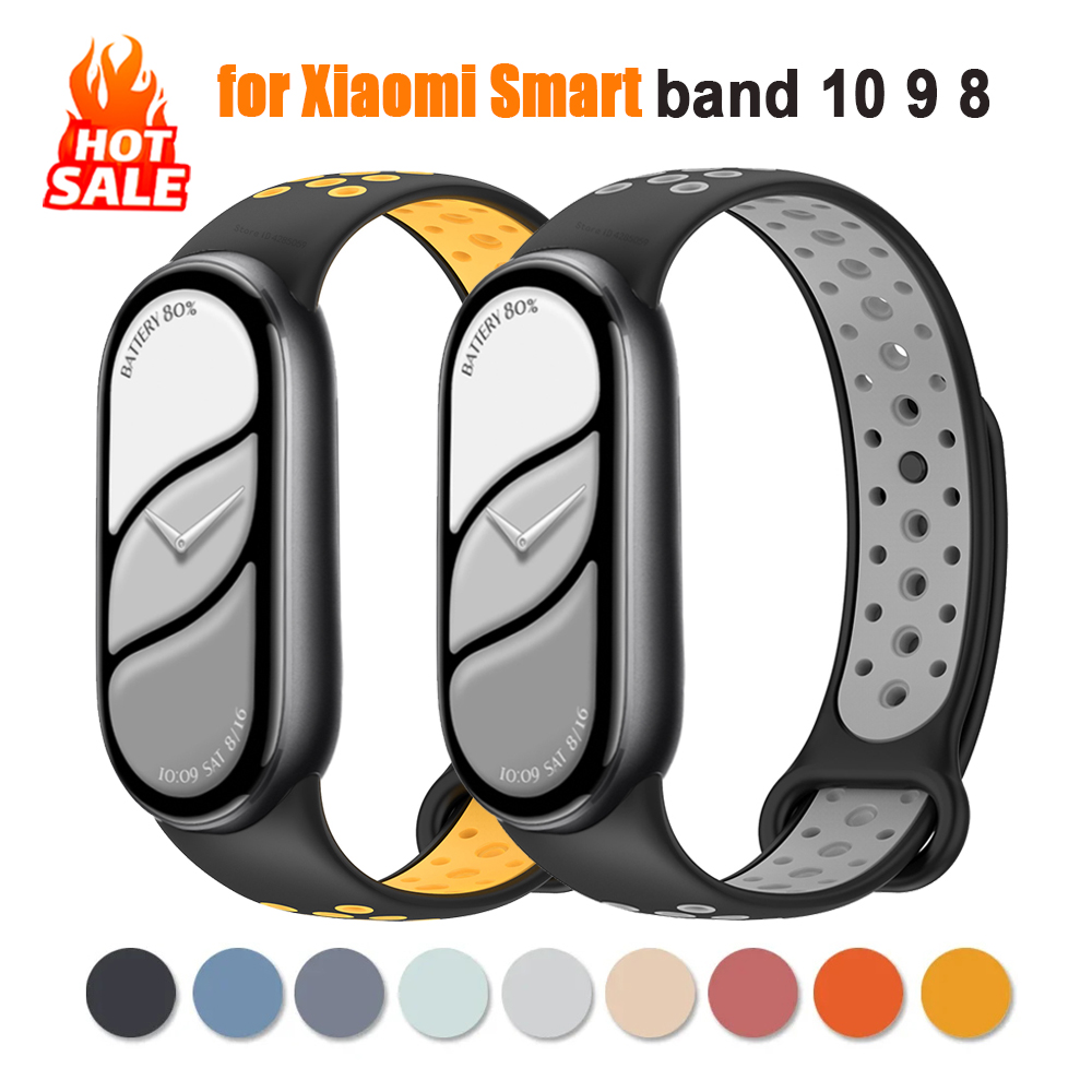 Android Smartwatch Accessories - Silikonowy pasek do opaski Xiaomi Mi
