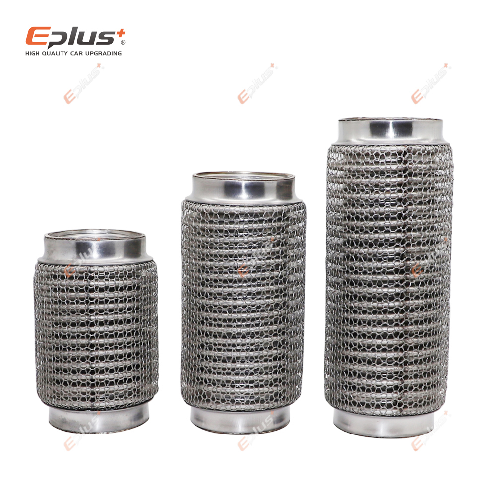 Stainless Mesh Band - Uniwersalny teleskopowy elastyczny łącznik rury wydechowej