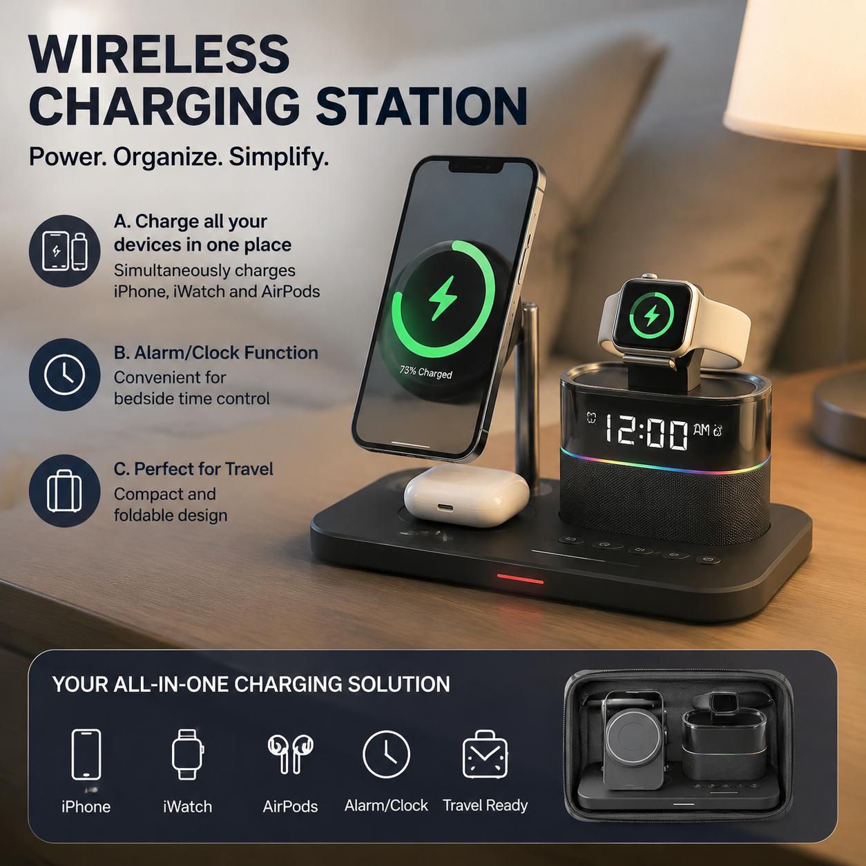 Magnetyczna bezprzewodowa stac – Smartwatch Ac recenzja i cena