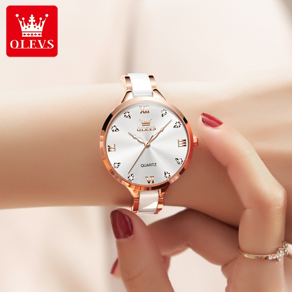 OLEVS 5872 Damskie Zegarki Kwa – Accessories With Watch recenzja i cena