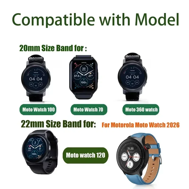 Oddychający, dwukolorowy pasek – Motorola Smartwatch Accessories recenzja i cena