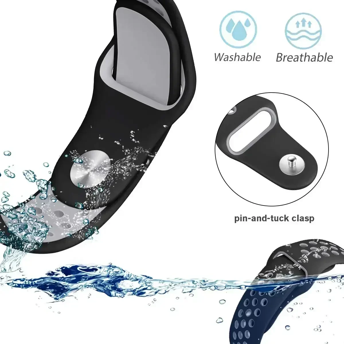 Oddychający, dwukolorowy pasek – Motorola Smartwatch Accessories recenzja i cena