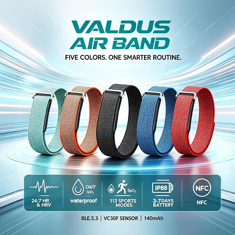 Inteligentna opaska VALDUS Air – Android Smartwatch Accessories recenzja i cena