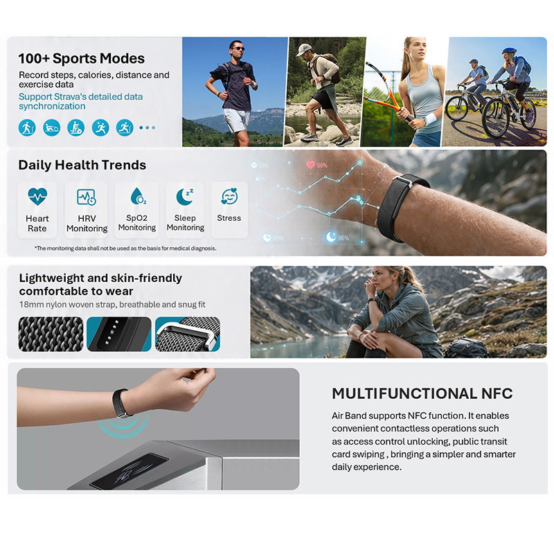 Inteligentna opaska VALDUS Air – Android Smartwatch Accessories recenzja i cena