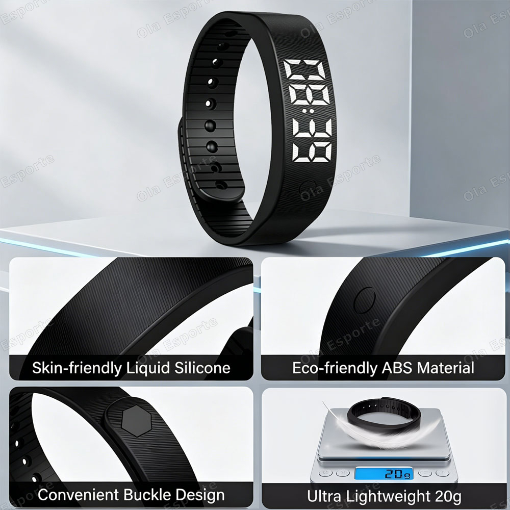 Wibrujący budzik zegarek dla g – Android Smartwatch Accessories recenzja i cena