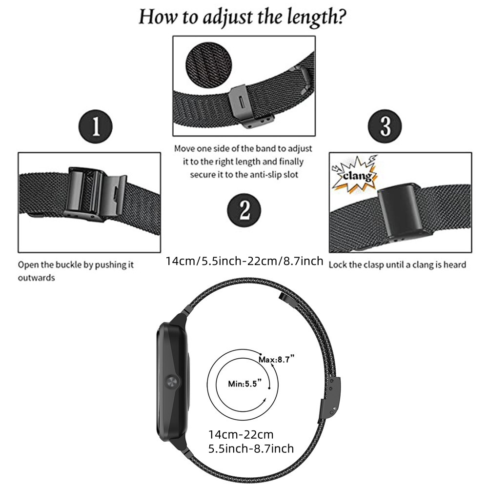 Metalowe paski do Fitbit Versa – Stainless Mesh Band recenzja i cena
