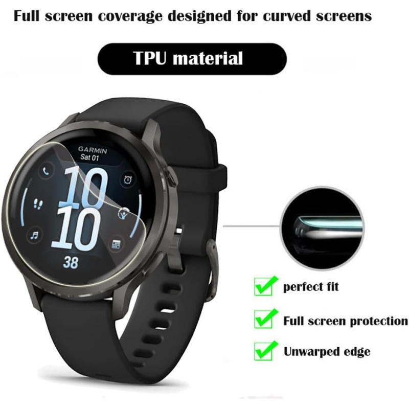 1-3 SZT. Miękka Folia Ochronna – Garmin Smartwatch Accessories recenzja i cena